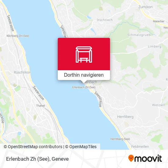 Erlenbach Zh (See) Karte