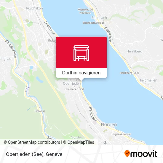 Oberrieden (See) Karte