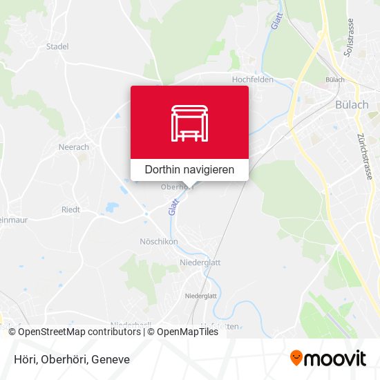 Höri, Oberhöri Karte