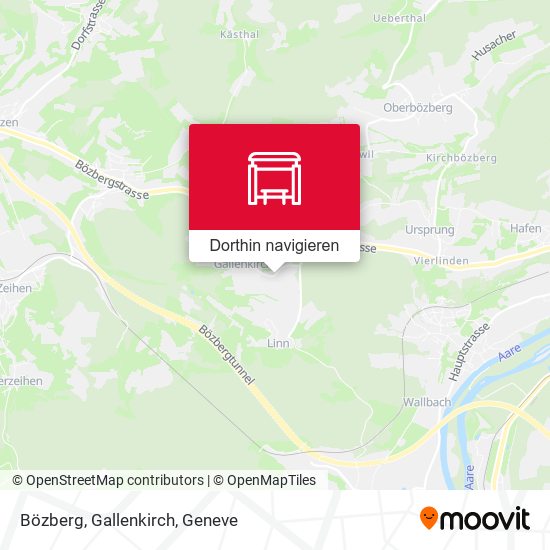 Bözberg, Gallenkirch Karte