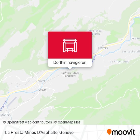 La Presta Mines D'Asphalte Karte