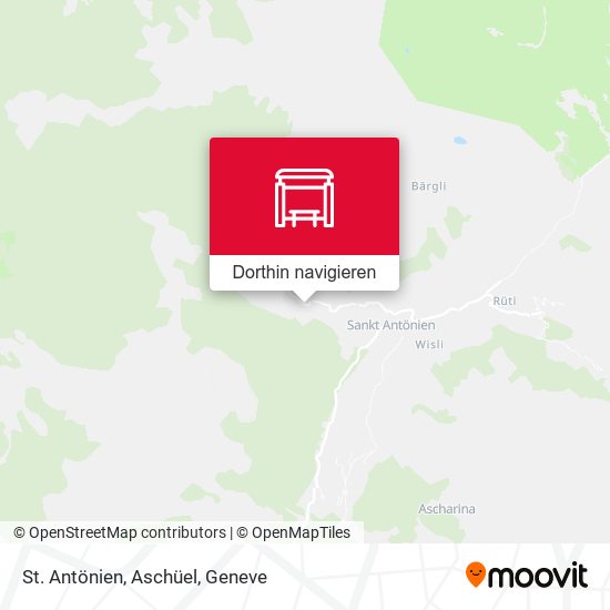 St. Antönien, Aschüel Karte