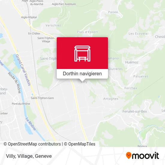 Villy, Village Karte