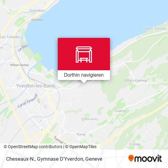 Cheseaux-N., Gymnase D'Yverdon Karte