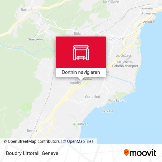Boudry Littorail Karte