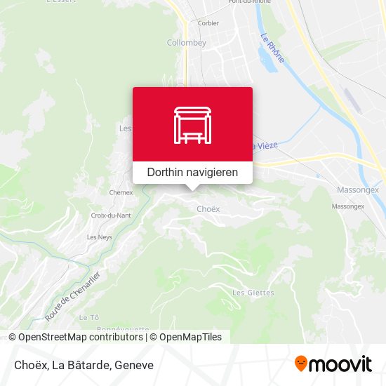Choëx, La Bâtarde Karte