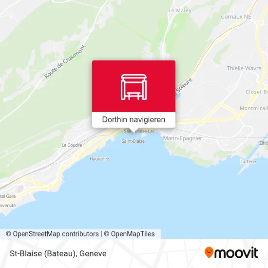 St-Blaise (Bateau) Karte