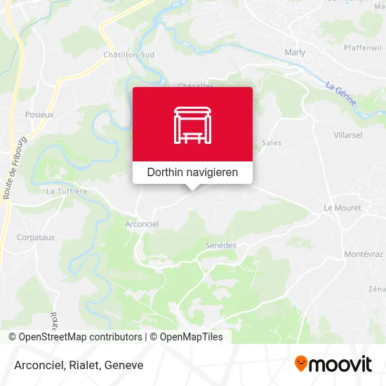 Arconciel, Rialet Karte