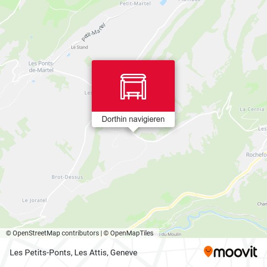 Les Petits-Ponts, Les Attis Karte