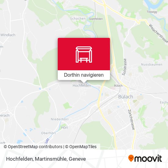 Hochfelden, Martinsmühle Karte