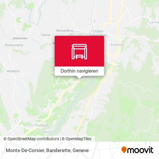 Monts-De-Corsier, Banderette Karte