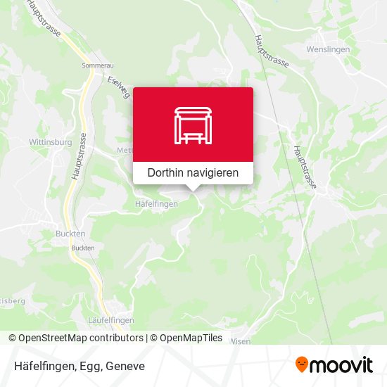 Häfelfingen, Egg Karte