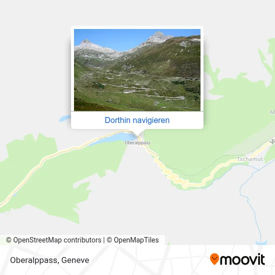 Oberalppass Karte