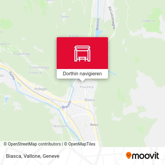 Biasca, Vallone Karte