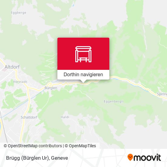 Brügg (Bürglen Ur) Karte