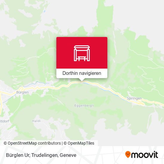 Bürglen Ur, Trudelingen Karte