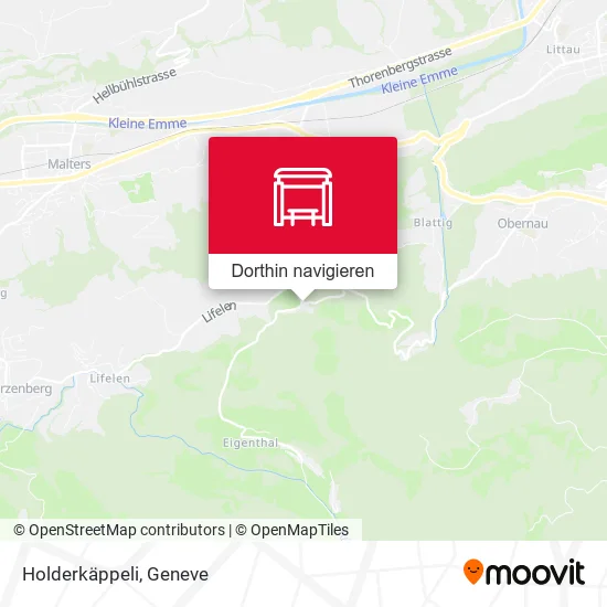 Holderkäppeli Karte
