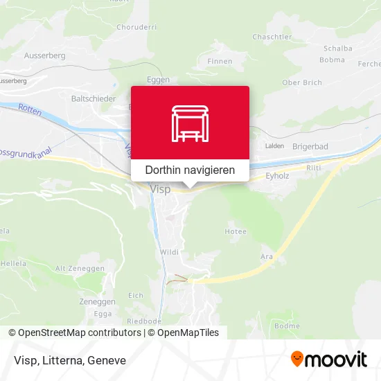 Visp, Litterna Karte