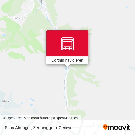 Saas-Almagell, Zermeiggern Karte