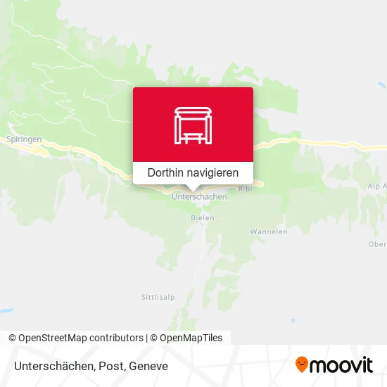 Unterschächen, Post Karte