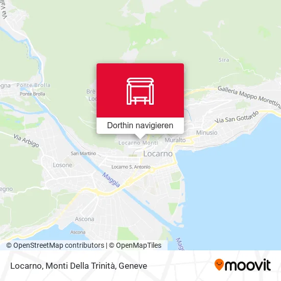 Locarno, Monti Della Trinità Karte