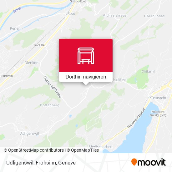 Udligenswil, Frohsinn Karte