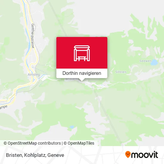 Bristen, Kohlplatz Karte