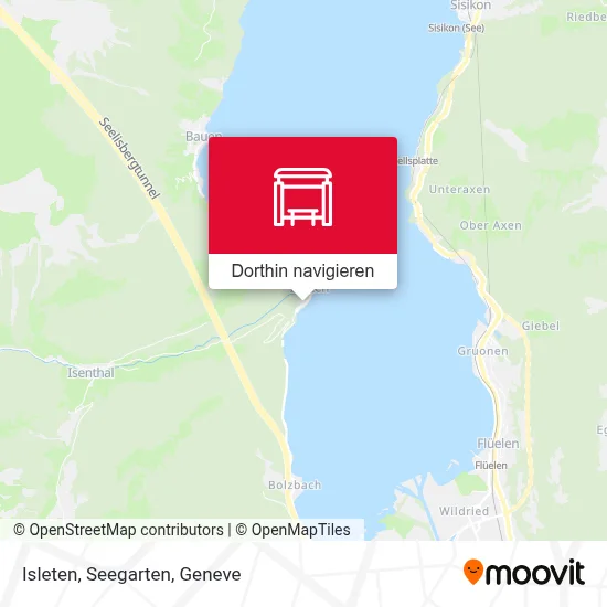 Isleten, Seegarten Karte