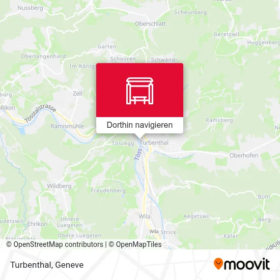 Turbenthal Karte
