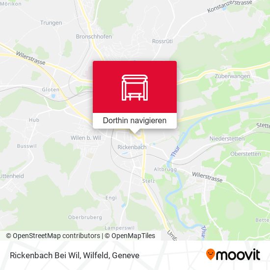 Rickenbach Bei Wil, Wilfeld Karte