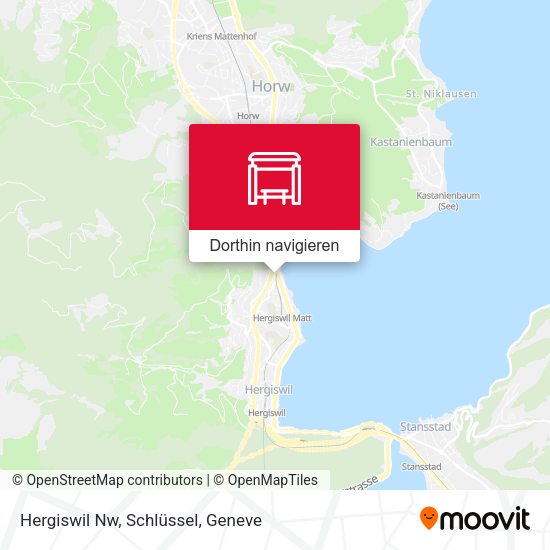 Hergiswil Nw, Schlüssel Karte
