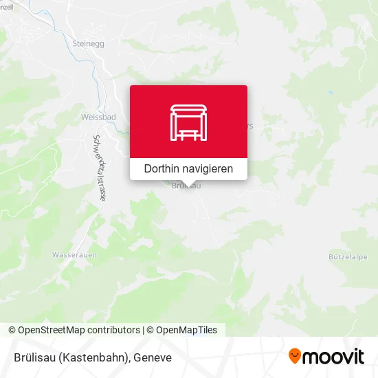Brülisau (Kastenbahn) Karte