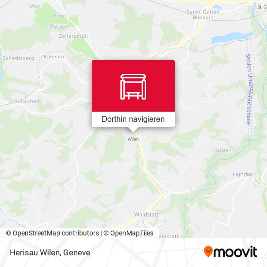 Herisau Wilen Karte