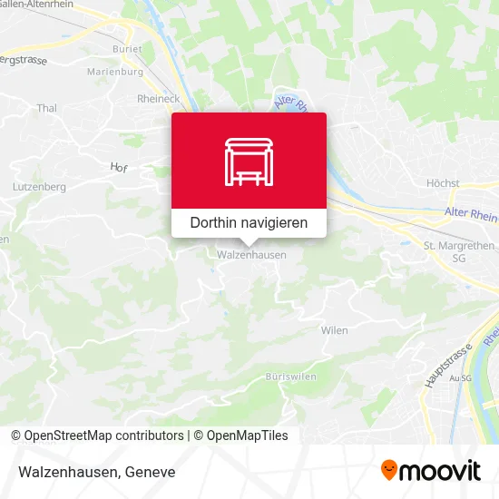Walzenhausen Karte