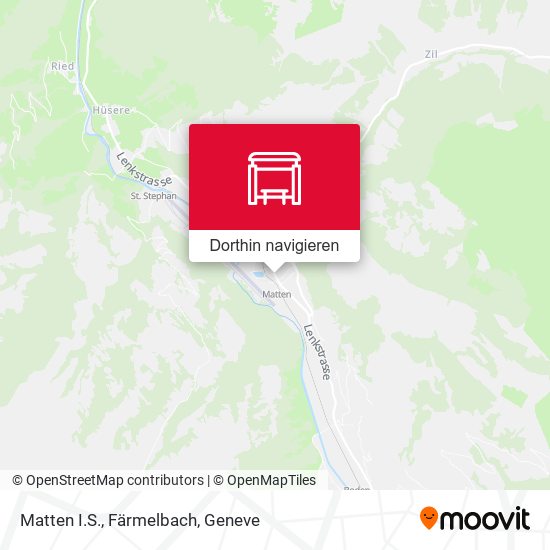 Matten I.S., Färmelbach Karte
