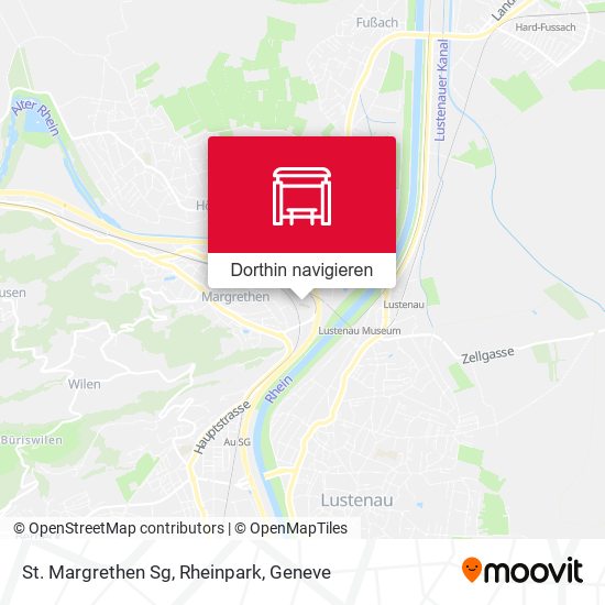 St. Margrethen Sg, Rheinpark Karte