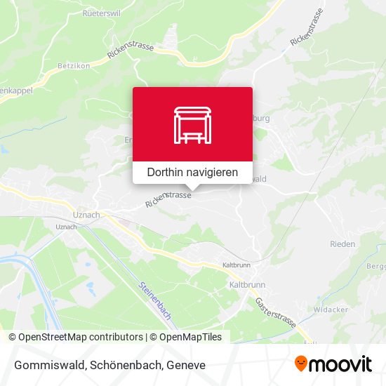 Gommiswald, Schönenbach Karte