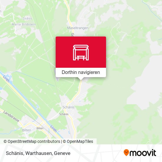 Schänis, Warthausen Karte