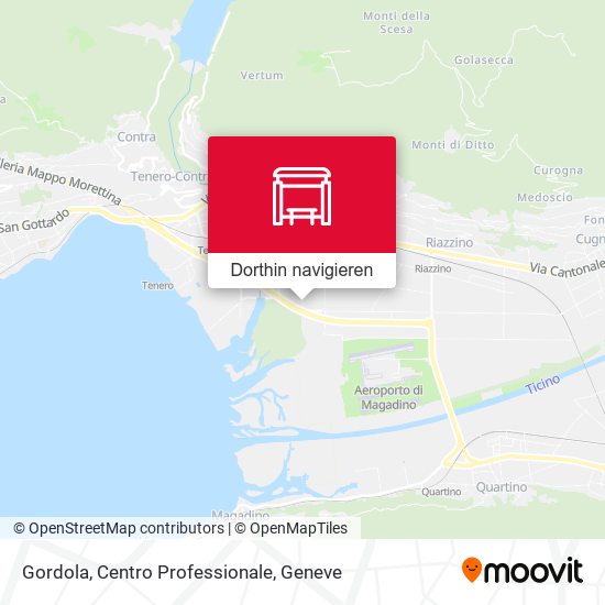 Gordola, Centro Professionale Karte