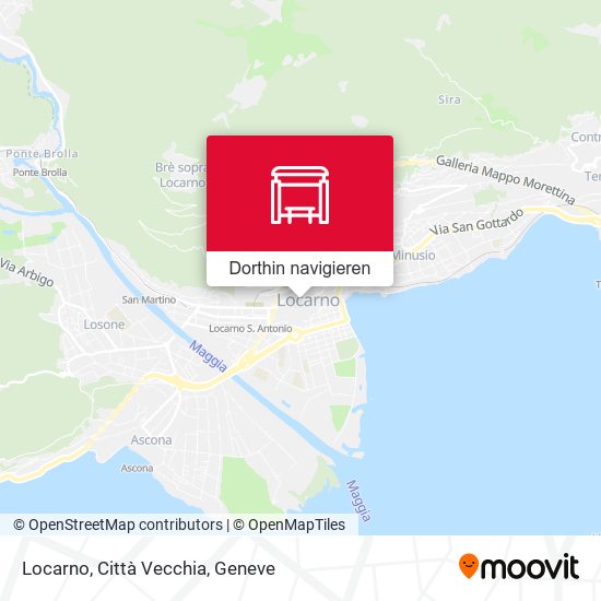 Locarno, Città Vecchia Karte