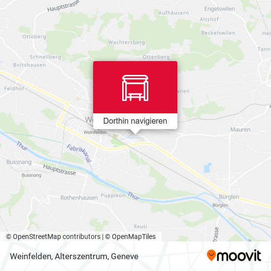 Weinfelden, Alterszentrum Karte