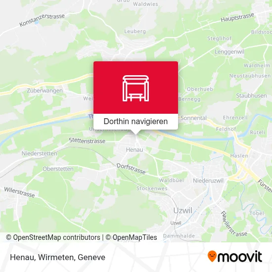 Henau, Wirmeten Karte