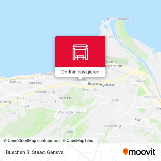 Buechen B. Staad Karte