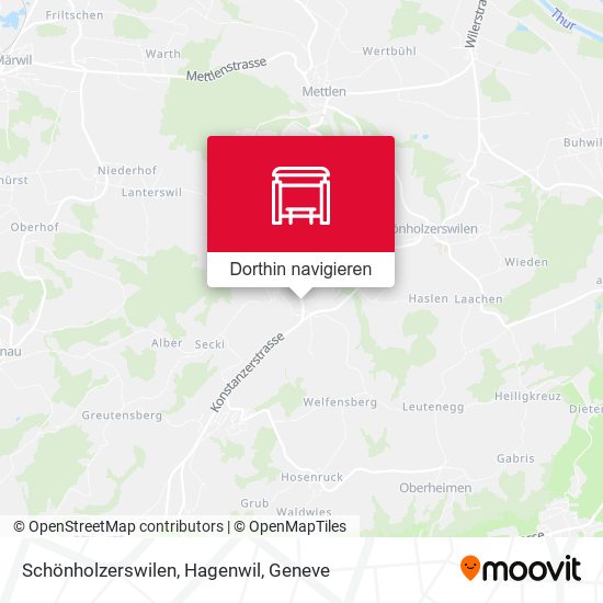 Schönholzerswilen, Hagenwil Karte