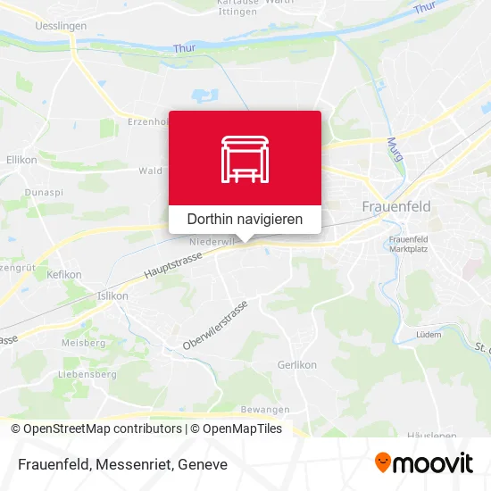 Frauenfeld, Messenriet Karte