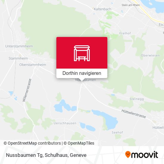 Nussbaumen Tg, Schulhaus Karte