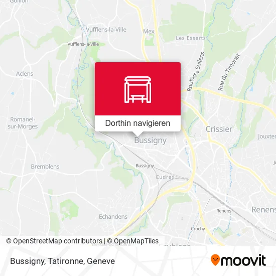 Bussigny, Tatironne Karte