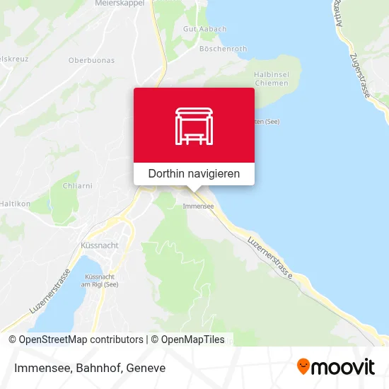 Immensee, Bahnhof Karte