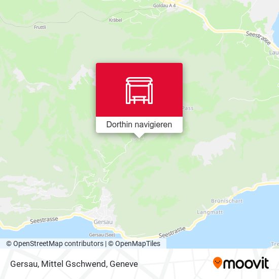 Gersau, Mittel Gschwend Karte