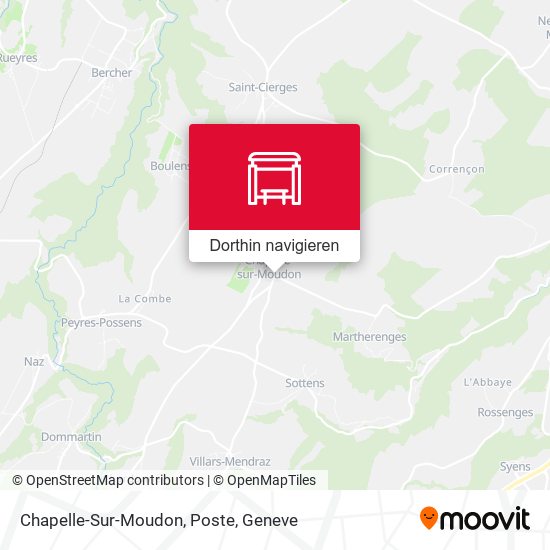 Chapelle-Sur-Moudon, Poste Karte